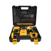 Darbeli Titanium Sargılı Lion Akülü Turbo Şarjlı Vidalama Matkap - 2