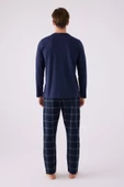 Arnetta Erkek Lacivert Uzun Kol Pijama Takım 3152 thumbnail 3