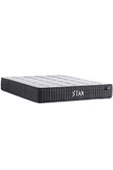 Star Yatak 140x190 cm Çift Kişilik NMS Yaylı Saten Kumaşlı Full Ortopedik Sert Yatak Antrasit Bordür - 2