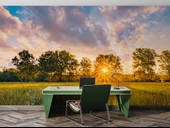 Gündoğumu Doğa Manzaralı Duvar Kağıdı Baskı thumbnail 4