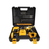 Titan Serisi 58 Vf 8 Ah Süper Set Çelik Şanzumanlı Çift Akülü Profesyonel Şarjlı Vidalama Matkap - 2