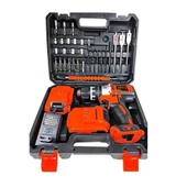 Darbeli Titanium Sargılı Lion Akülü Turbo Şarjlı Vidalama Matkap Xpro Serii Xr 30 Pcs 58 V 10 Ah - 3