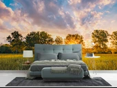 Gündoğumu Doğa Manzaralı Duvar Kağıdı Baskı thumbnail 2