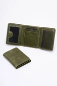 Fossil Hakiki Gerçek Deri Erkek Kartlık Cüzdan Crazy Yeşil 8112 thumbnail 1