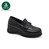 VENÜS 24422450K DOLGU TABAN TOKALI KADIN DERİ AYAKKABI thumbnail 2