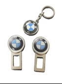 BMW Emniyet Kemerrrr Metal Toka 1 Çift Ve Anahtarlık 1 Adet thumbnail 1