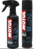 Motul E5 Shine & Go 400 Ml. + Motul E9 Wash & Wax Spray 400 Ml. - 1