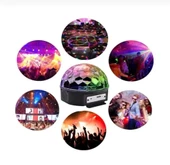 Uzaktan Kumandalı Müzikli Dönerli Disko Topu Bluetooth Sese Duyarlı - 2