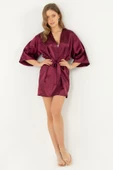 Miorre Kuşaklı Saten Sabahlık - 10