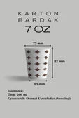 Karton Bardak   Gerçek 7 Oz Adet:3000 - 1