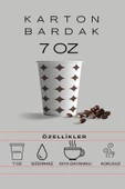 Karton Bardak   Gerçek 7 Oz Adet:3000 - 2