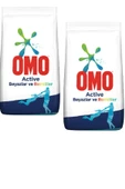 Omo   Active Toz Çamaşır Deterjanı Beyazlar Ve Renkliler Için 10 kg 2 Adet - 1