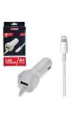 Carub ARAÇ ÇAKMAKLI ŞARZ KABLOSU İPHONE BR590 18'5 - 1