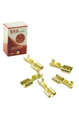 ARSVİSİON Sarı Kablo Pabuç (sf-2d) (300lük) Paket Fiyatı Dişi Fiş Tırnaklı - 1