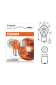Osram 7507 Py21w 12v 21w 93 Sinyal Sarı Amber 2'li Set - 1