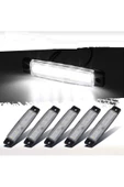 Emr Dorse Parmak Lamba 12 -24 Volt 6 Ledli Beyaz Renk 10 Adet Parmak Led Dorse Kamyon Led Lamba Beyaz - 3
