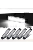 Emr Dorse Parmak Lamba 12 -24 Volt 6 Ledli (beyaz Renk) 10 Adet Parmak Led Dorse Kamyon - 1