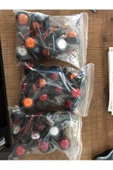 ARSVİSİON AUTO ACCESSORIES Mini Led Takoz Lamba Sarı Kırmızı 10 Ad Mini Led Takoz Lamba - 1
