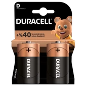 Duracell D Büyük Pil 2'li Kart - 1