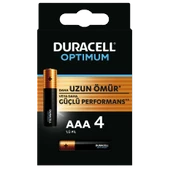DURACELL OPTIMUM AAA İNCE PİL 4LÜ - 2