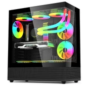 İzoly EA25 Ryzen 7 5700X 32GB RAM 1TB M.2 Nvme SSD 8GB RTX4060 Sıvı Soğutmalı Oyuncu Bilgisayarı thumbnail 1