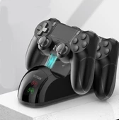 Hepu Playsation 4 Oyun Kolu Şarj Ünitesi Çift Kol Göstergeli Hızlı Şarj - 3