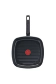 Tefal Titanyum 1X SimpleCook Difüzyon Tabanlı Kare 26 cm Izgara Tavası - 2