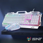Snt GM-KBH01 Gaming Klavye Mouse Kulaklık Set Beyaz - 2
