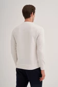 Cazador 3 İplik Şardonlu Sweatshirt 5161 Beyaz - 4