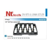 Nt Tools 9 Parça 1/2" Torx Lokma Seti CrV NCSET87 thumbnail 2