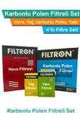 BMW 1 Serisi F40 1.16d Filtron Filtre Bakım Seti 2019 Sonrası Hava+Yağ+Yakıt+Karbonlu Polen - 1