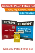 BMW 1 Serisi F20 1.20i Filtron Filtre Bakım Seti 2015-2016 Hava+Yağ+Karbonlu Polen - 1