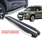 YETİ 2009 2010 2011 2012 2013 2014 2015 2016 2017 ARACA ÖZEL BLACKLİNE YAN BASAMAK thumbnail 1