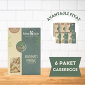 Biorootzo Artizan Bronz Kalıp  Glütensiz Vegan Basmati Pirinç Casarecce 6 Paket x 200 g Avantajlı Paket - 1