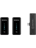 Boya By-Xm6 S6 Ikili Kablosuz Yaka Mikrofonu - Type-C thumbnail 1