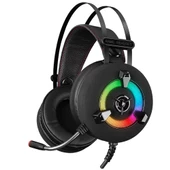 Rampage Miracle-X2 PLUS Siyah RGB Led 7.1 Surround Sound System Gaming Mikrofonlu Oyuncu Kulaklığı - 1