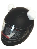 PELUŞ KASK KULAĞI (JK-P1) PANDA KULAK - BEYAZ - 2
