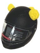 PELUŞ KASK KULAĞI (JK-P1) PANDA KULAK - SARI - 1