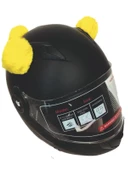 PELUŞ KASK KULAĞI (JK-P1) PANDA KULAK - SARI - 3