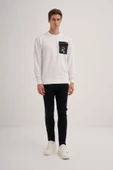 Cazador Erkek 3 İplik Sweatshirt 5016 Ekru - 1