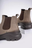 Muggo RAGNAR Garantili Hakiki Deri Kalın Taban Erkek Chelsea Bot thumbnail 3