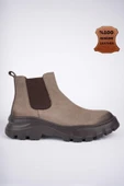Muggo RAGNAR Garantili Hakiki Deri Kalın Taban Erkek Chelsea Bot thumbnail 1