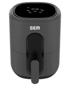 Sem Smart Midocook Sc306 3.5 Lt Yağsız Siyah Fritöz - 1