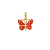 14 Ayar Altın Renkli Kelebek Kolye Ucu 0,85 gr thumbnail 1
