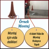 İstanbul 16 cm Kahverengi Mobilya Konsol Kanepe Koltuk Tv Ünitesi Baza Ayağı Orta Sehpası Ayakları thumbnail 3