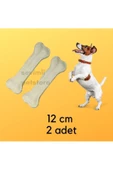 Köpek Ödülü Sığır Derisi Pres Kemik 12 Cm 2 Li - 1