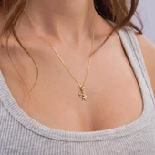 14 Ayar Altın Kova Burç Kolye Ucu 0,62 gr - 5