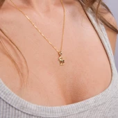 14 Ayar Altın Oğlak Burç Kolye Ucu 0,65 gr thumbnail 5