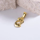 14 Ayar Altın Balık Burç Kolye Ucu 0,67 gr thumbnail 4