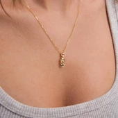 14 Ayar Altın Balık Burç Kolye Ucu 0,67 gr thumbnail 6